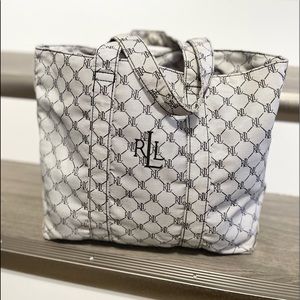 RL Nylon Open Tote Bag